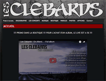 Tablet Screenshot of lesclebards.com